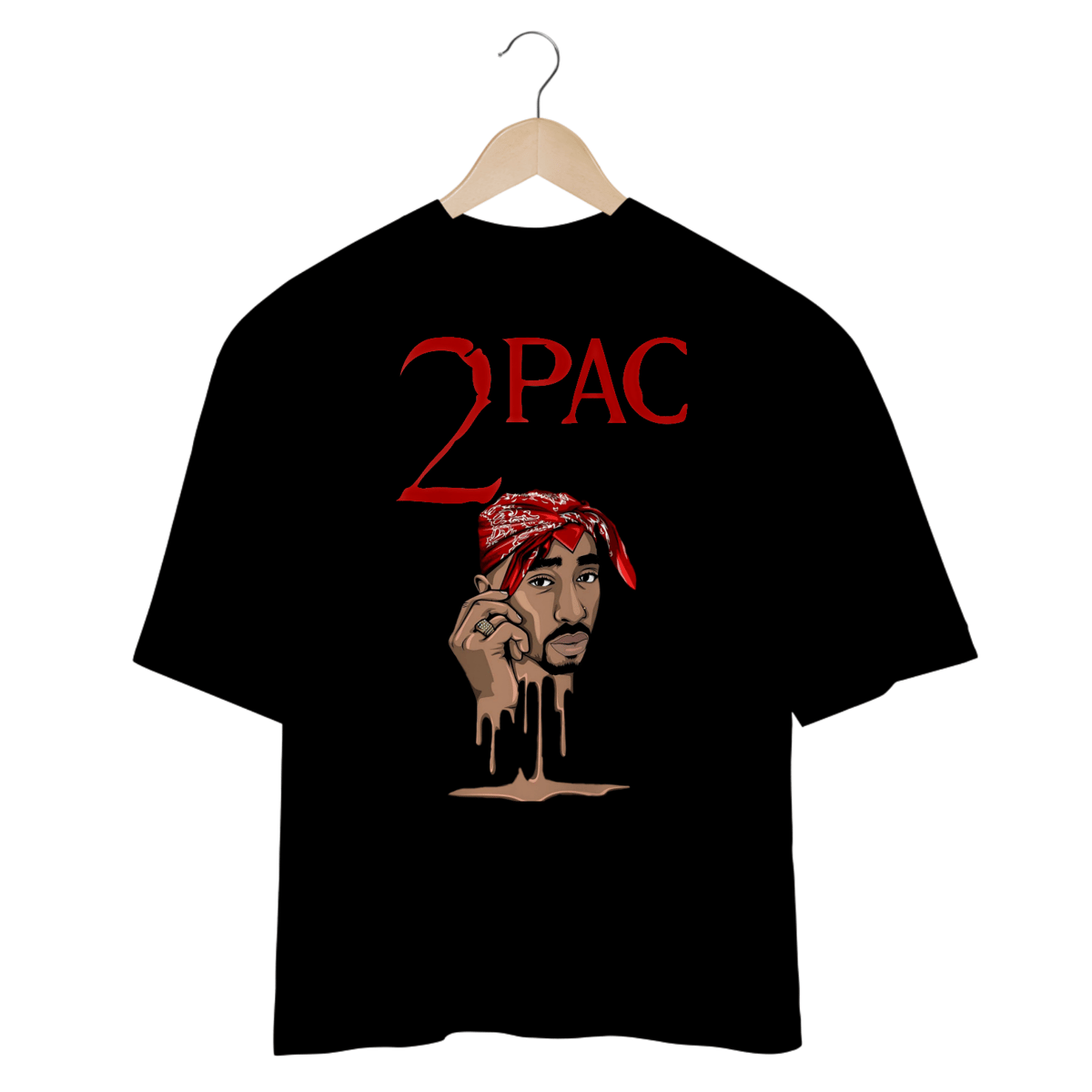 Nome do produto: Camiseta Oversized - Tupac