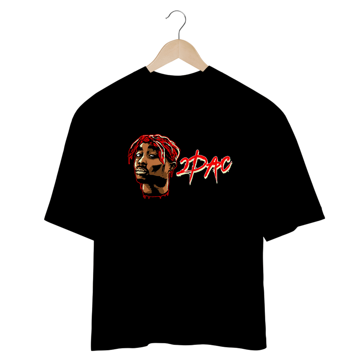 Nome do produto: Camiseta Oversized - Tupac