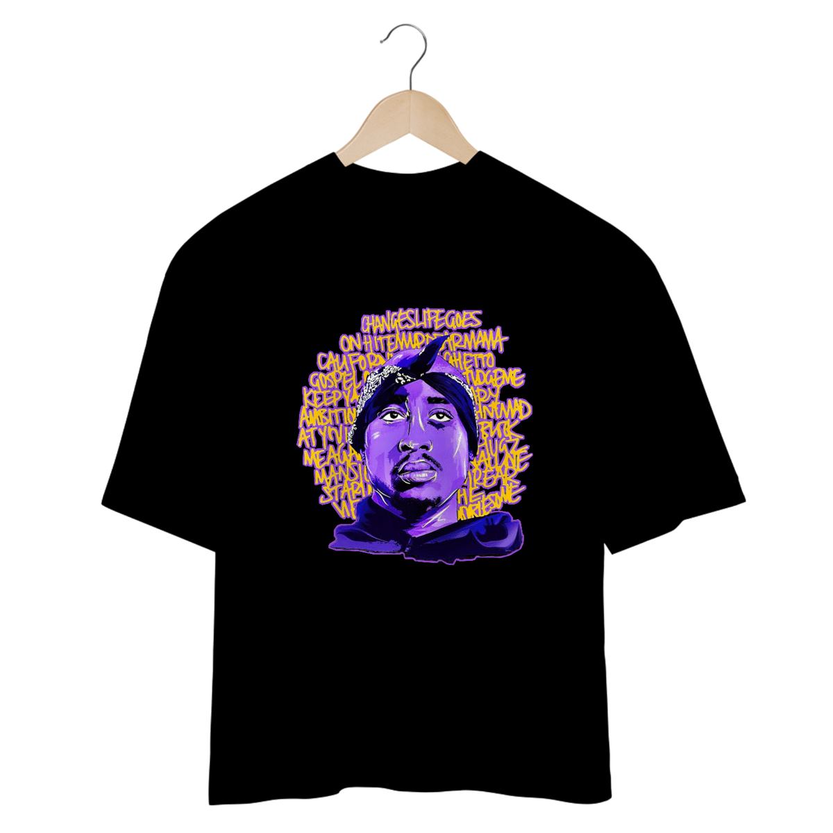 Nome do produto: Camiseta Oversized - Tupac