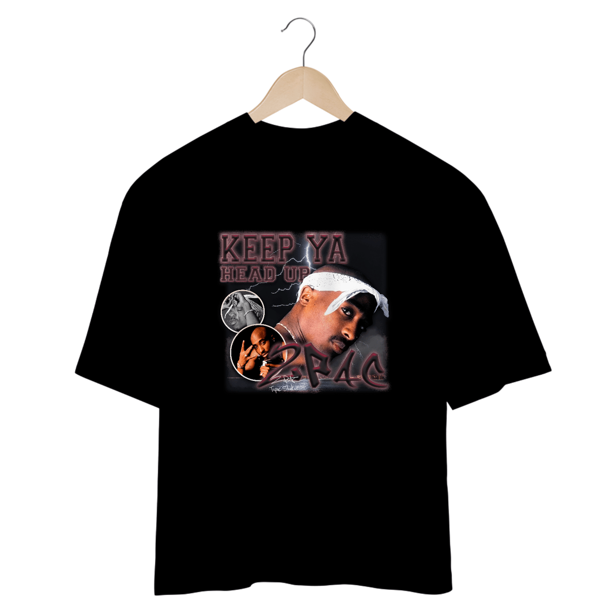 Nome do produto: Camiseta Oversized - Tupac