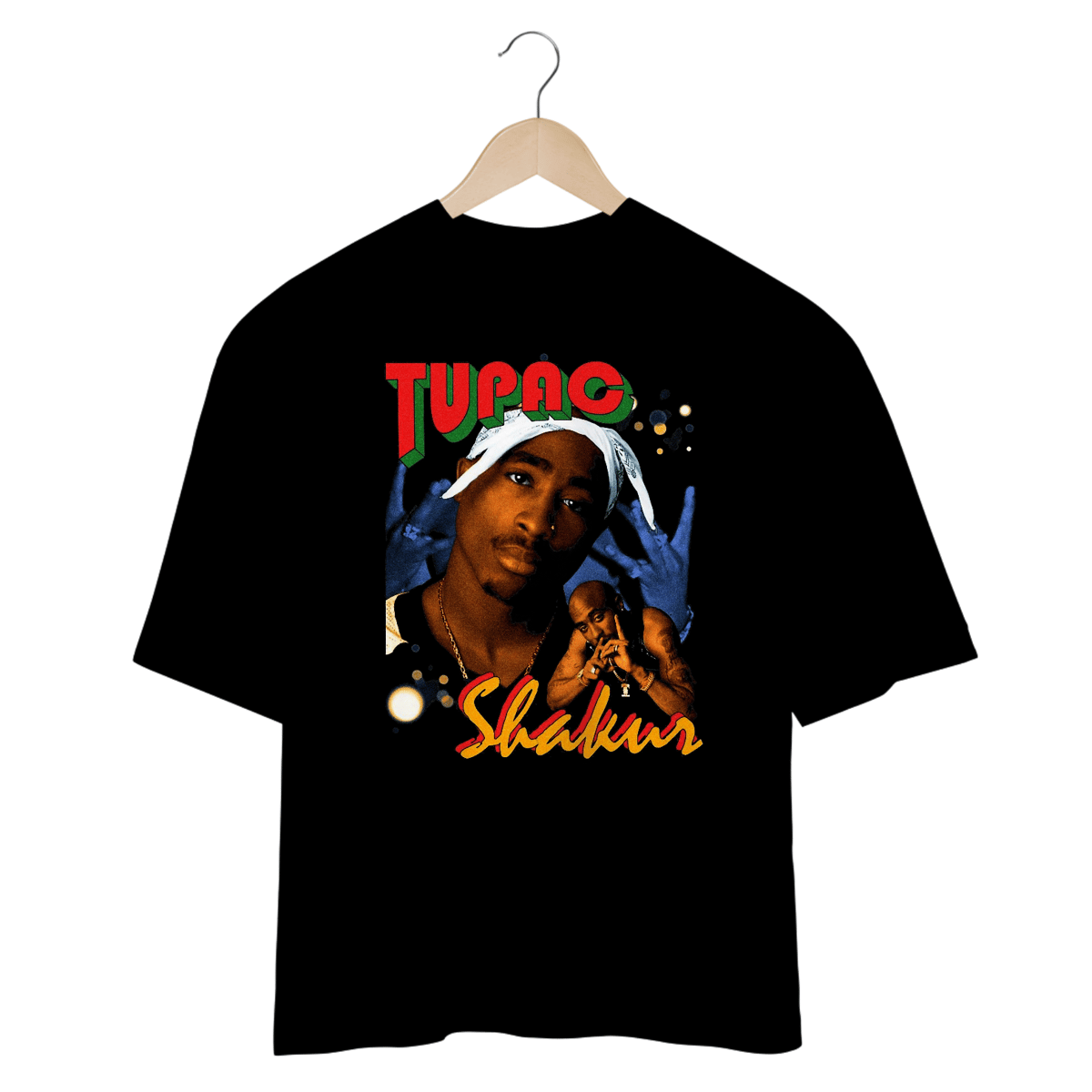 Nome do produto: Camiseta Oversized - Tupac