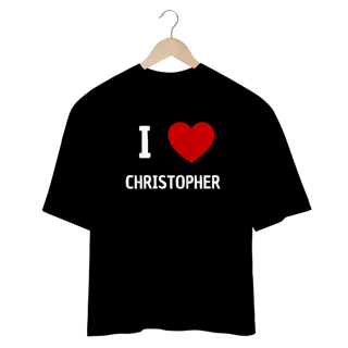 Camiseta Oversized - RBD I Love Christopher