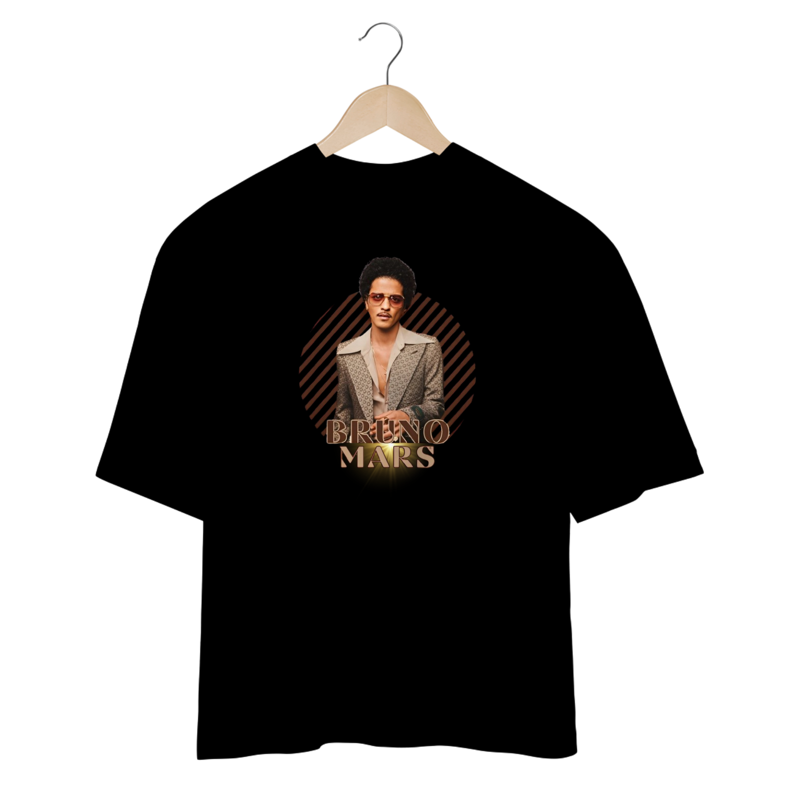 Camiseta Oversized - Bruno Mars 