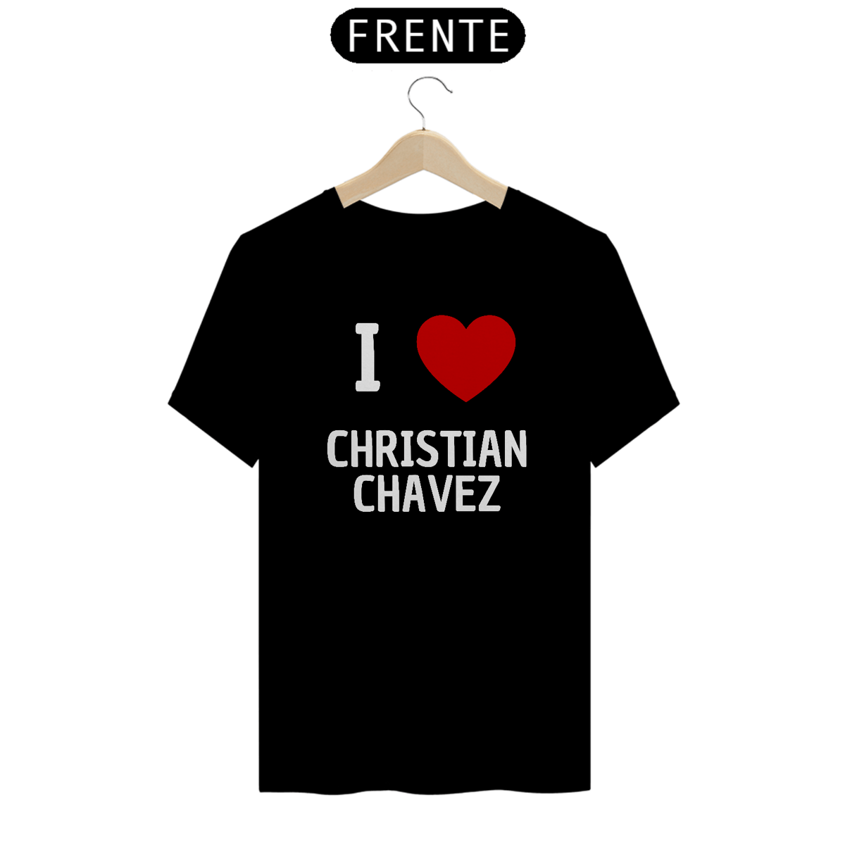 Nome do produto: Camiseta Unissex - RBD I Love Christian Chavez