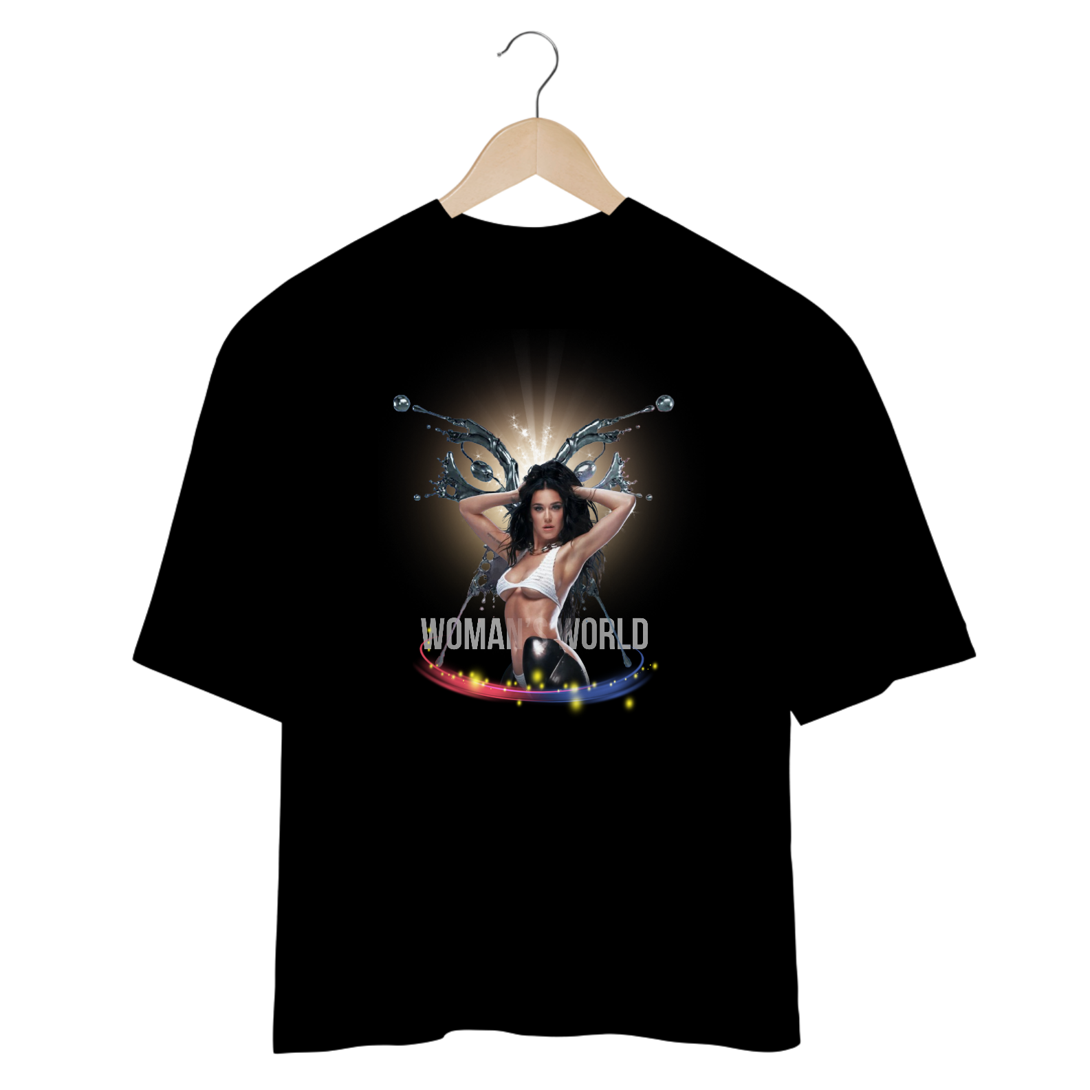 Camiseta Oversized Katy Perry Woman’s World