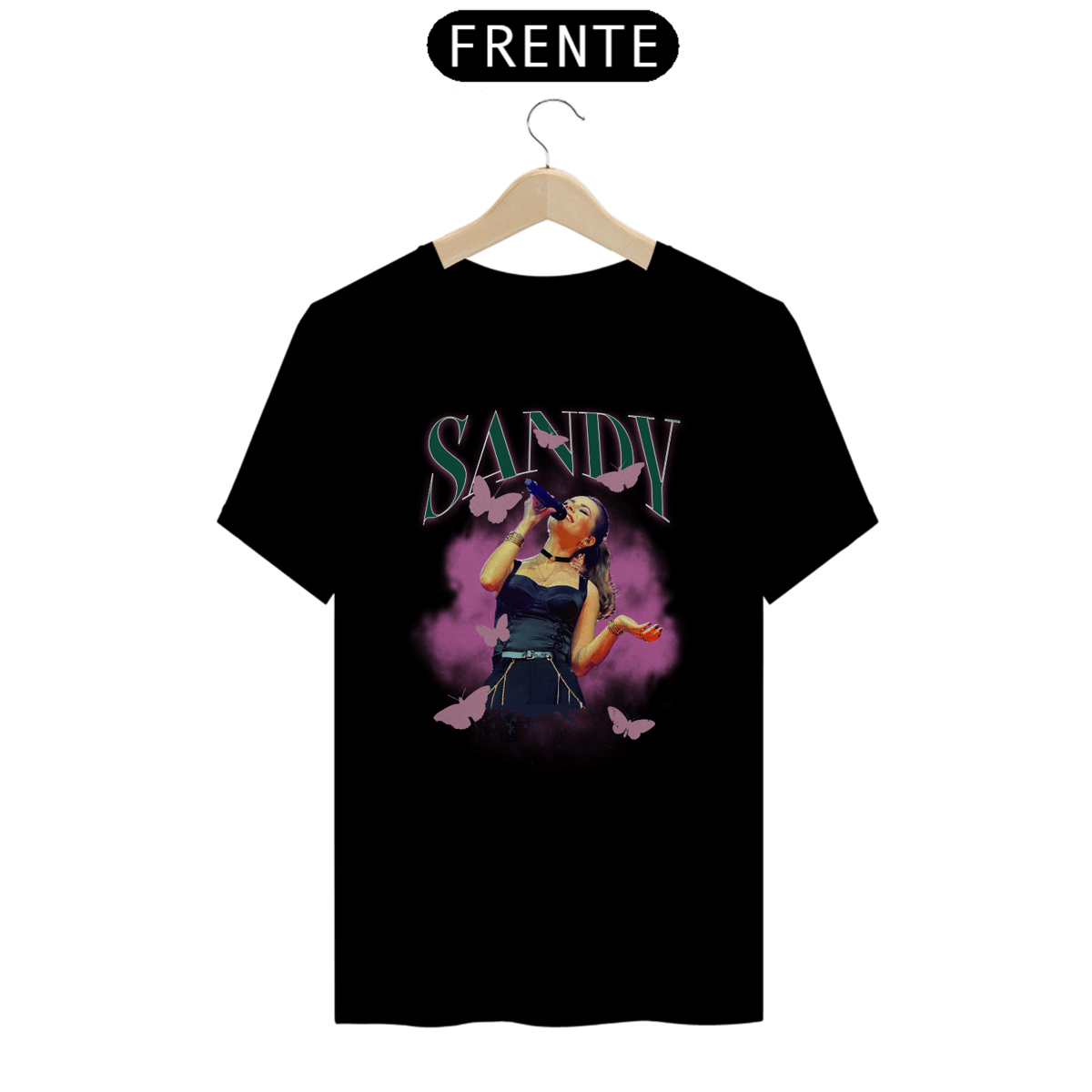 Nome do produto: CAMISETA SANDY BORBOLETA