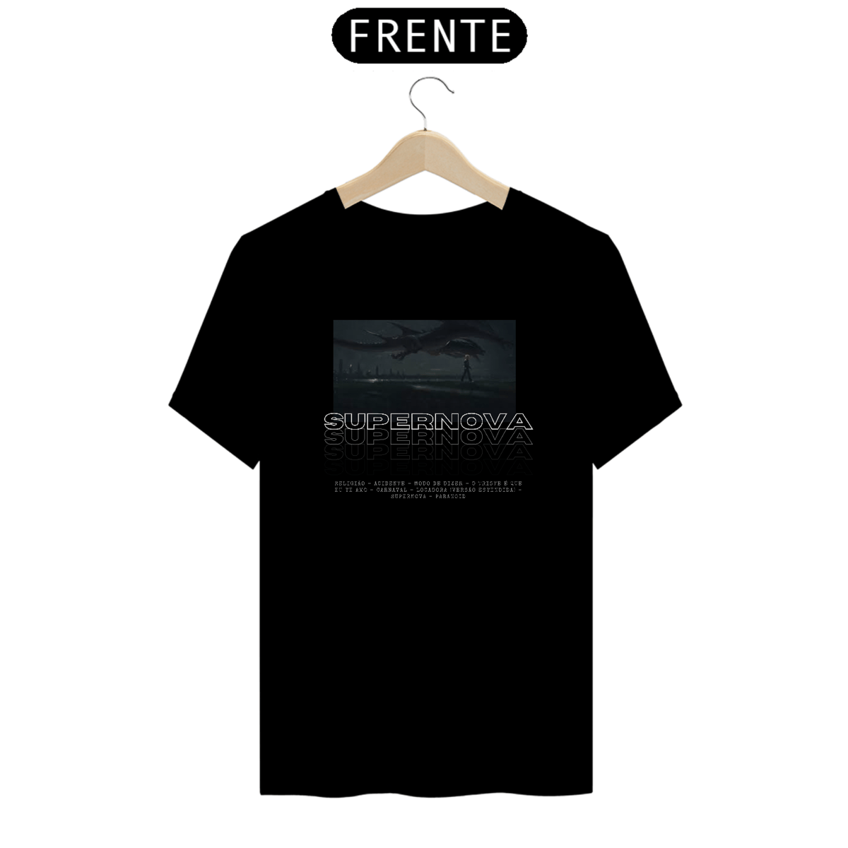 Nome do produto: CAMISETA JÃO SUPERNOVA MÚSICAS