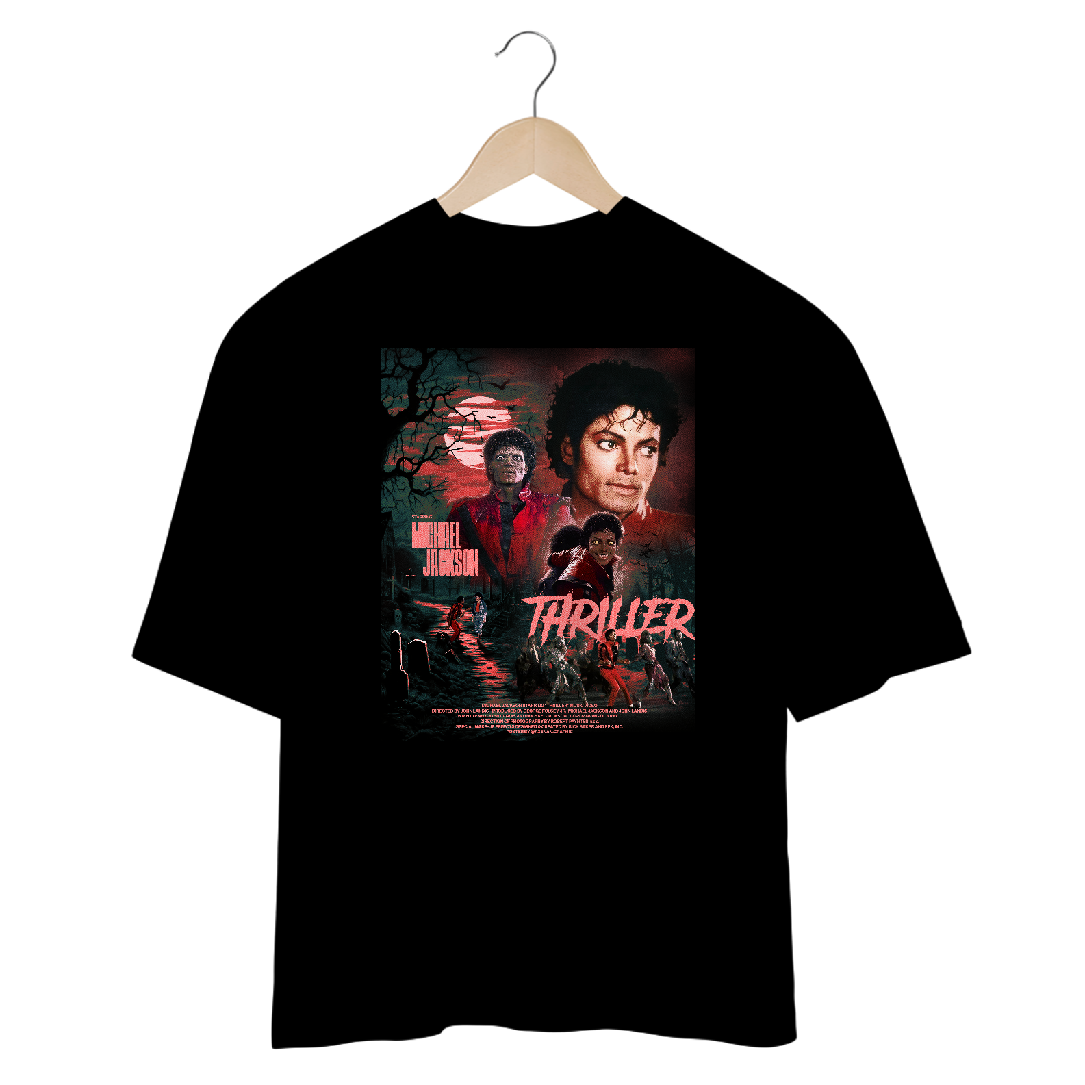 CAMISETA OVERSIZED MICHAEL JACKSON THRILLER