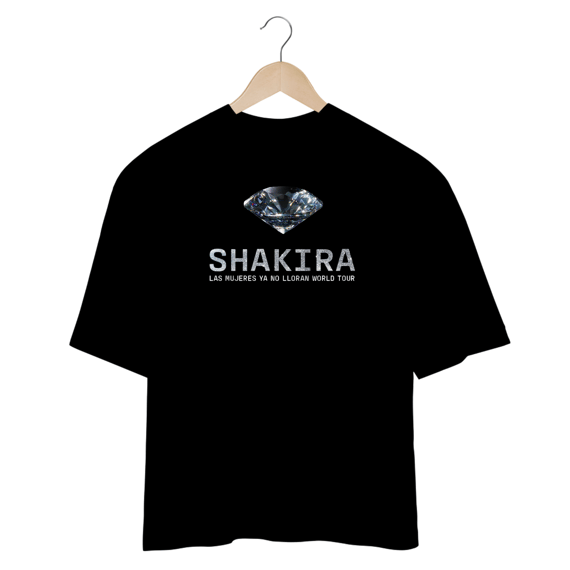 CAMISETA OVERSIZED SHAKIRA LAS MUJERES YA NO LLORAN WORLD TOUR