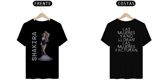 CAMISETA SHAKIRA LAS MUJERES YA NO LLORAN WORLD TOUR 