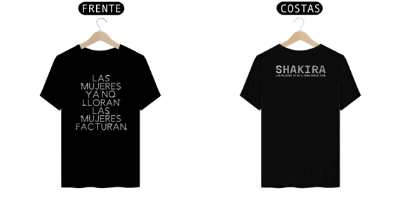 CAMISETA SHAKIRA LAS MUJERES YA NO LLORAN WORLD TOUR 