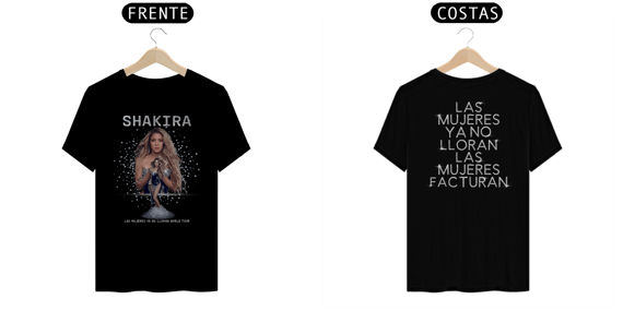 CAMISETA SHAKIRA LAS MUJERES YA NO LLORAN WORLD TOUR 