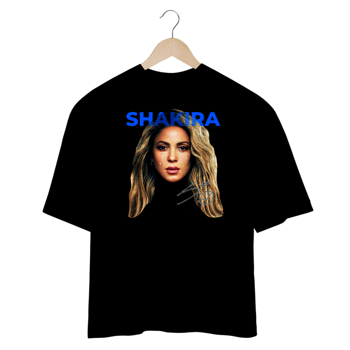 Nome do produto: CAMISETA OVERSIZED SHAKIRA FACE