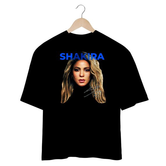 CAMISETA OVERSIZED SHAKIRA FACE