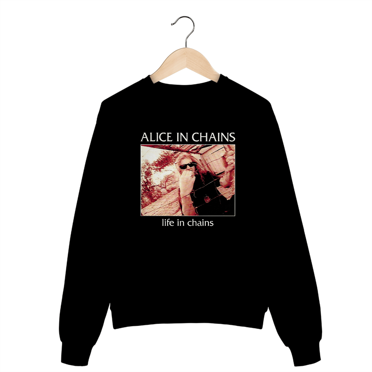 Nome do produto: MOLETOM FECHADO ALICE IN CHAINS