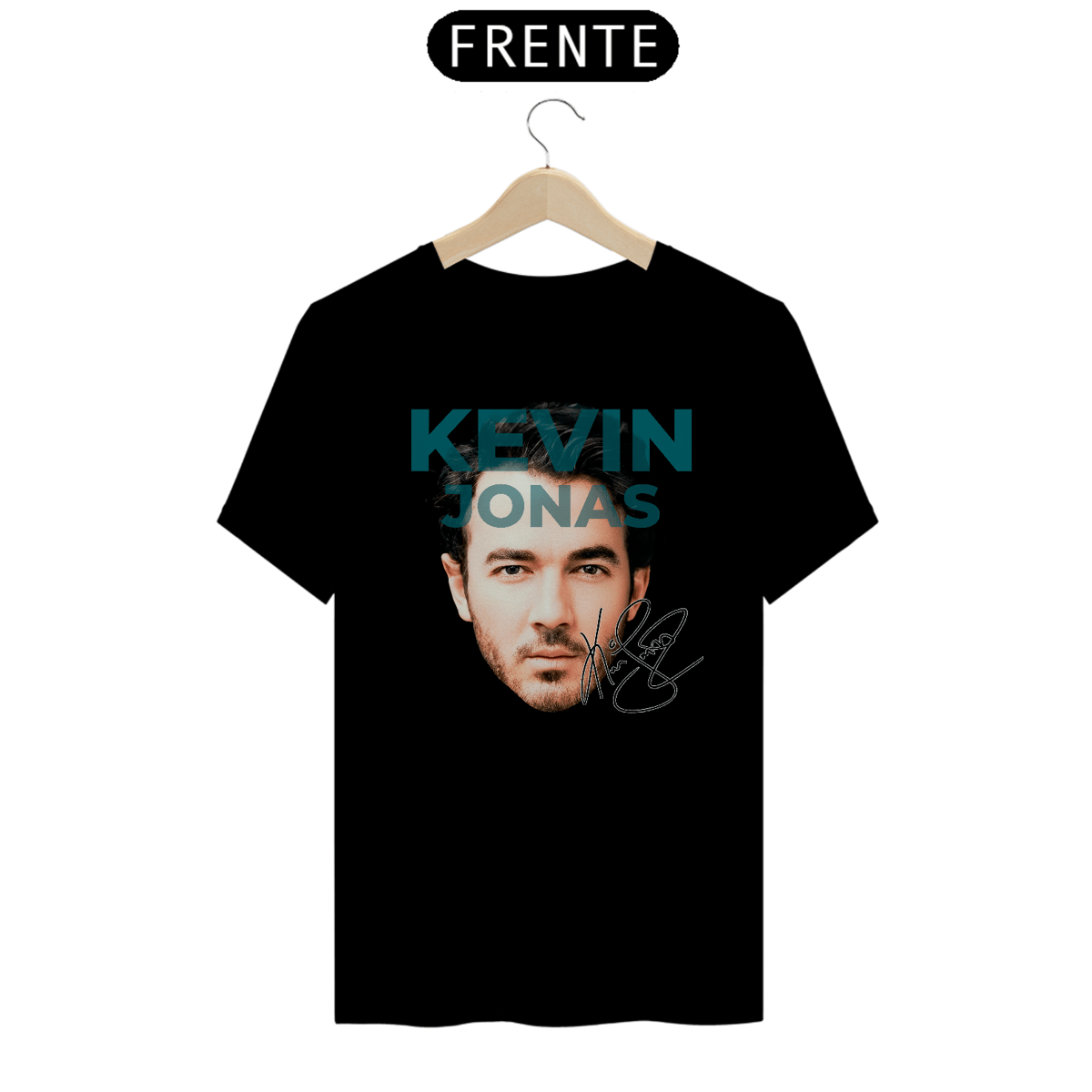 Nome do produto: CAMISETA KEVIN JONAS FACE