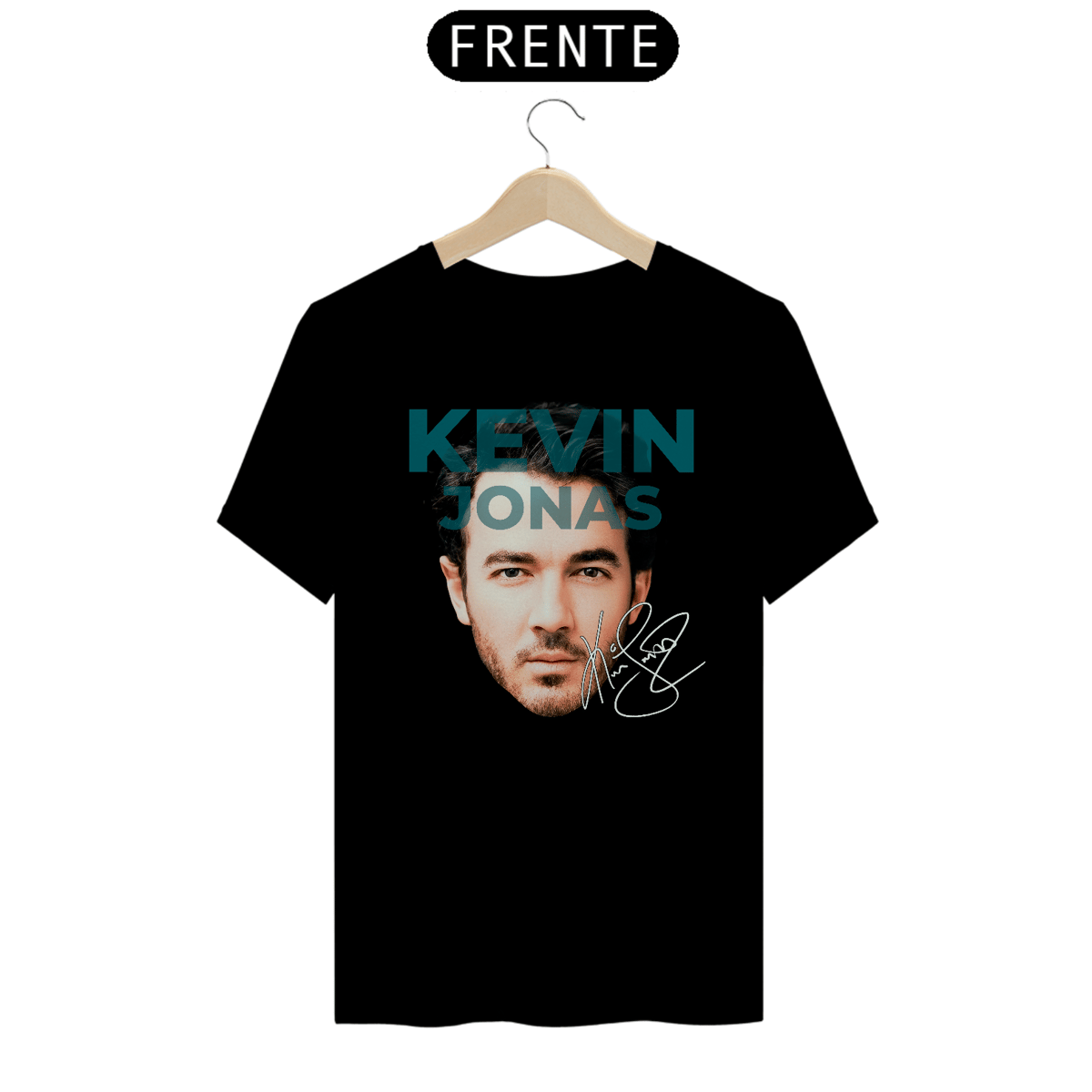 Nome do produto: CAMISETA KEVIN JONAS FACE