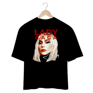 Nome do produto CAMISETA OVERSIZED LADY GAGA FACE