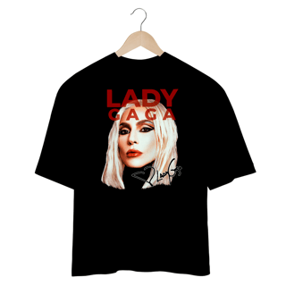 Nome do produto CAMISETA OVERSIZED LADY GAGA FACE