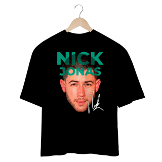 Nome do produto CAMISETA OVERSIZED NICK JONAS FACE