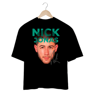 Nome do produto CAMISETA OVERSIZED NICK JONAS FACE