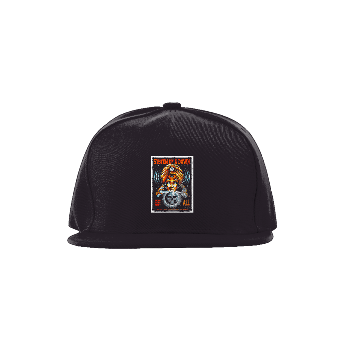 Nome do produto: BONÉ ABA RETA SYSTEM OF A DOWN