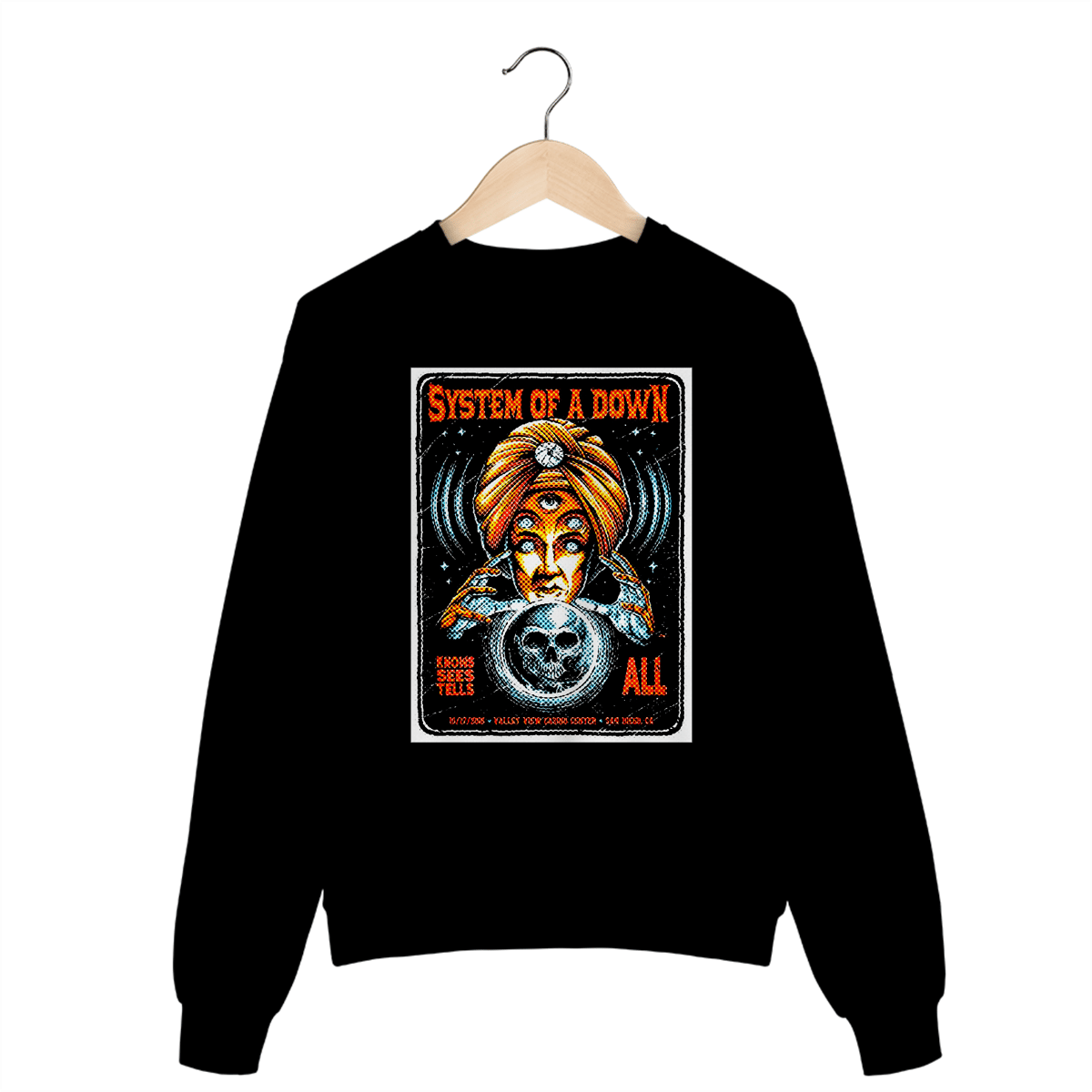 Nome do produto: MOLETOM SYSTEM OF A DOWN