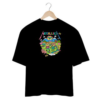 Nome do produto CAMISETA OVERSIZED METALLICA