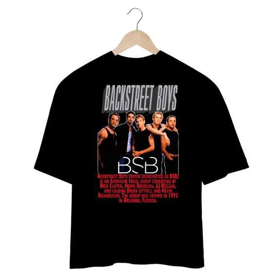 CAMISETA OVERSIZED BACKSTREET BOYS