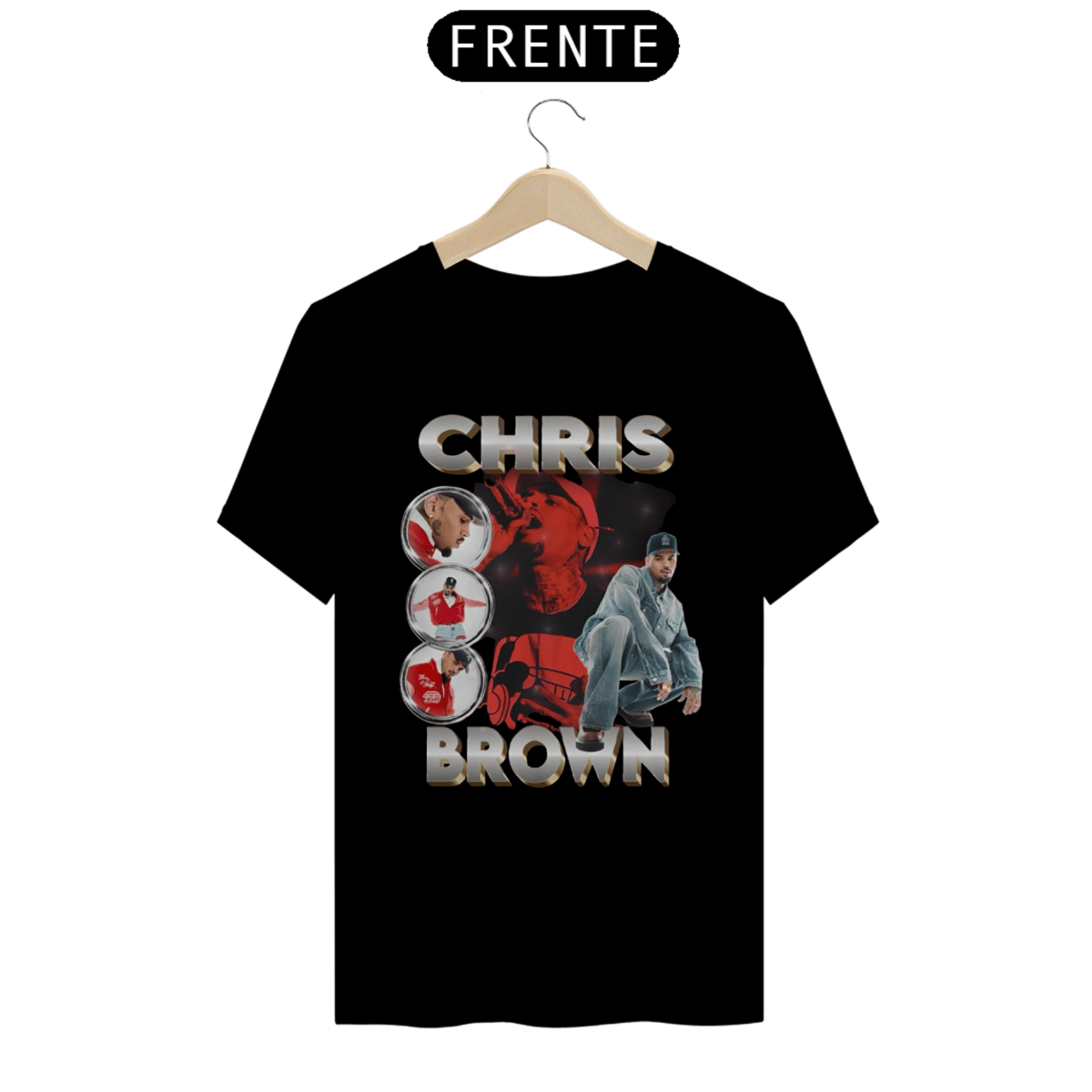 Nome do produto: CAMISETA CHRIS BROWN 