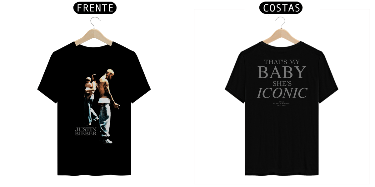 Nome do produto: CAMISETA JUSTIN BIEBER SWAG GO BABY