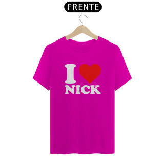 Nome do produto Camiseta Unissex - Jonas Brothers I Love Nick