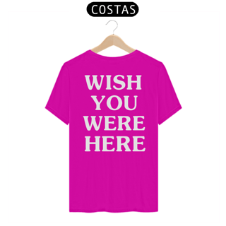 Nome do produto Camiseta Unissex - Travis Scott Wish You Were Here (estampa apenas nas costas)
