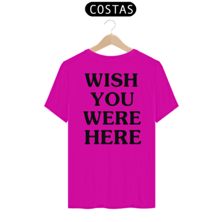 Nome do produto Camiseta Unissex - Travis Scott Wish You Were Here (estampa apenas nas costas)