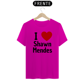 Nome do produto CAMISETA I LOVE SHAWN MENDES 