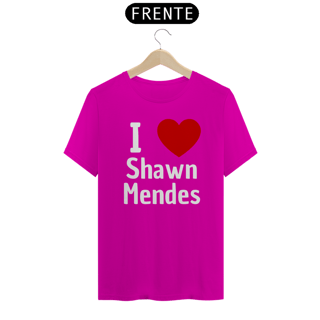 Nome do produto CAMISETA I LOVE SHAWN MENDES 
