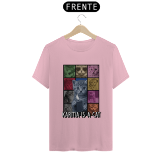 Nome do produto Camiseta Unissex - Karma Is A Cat 