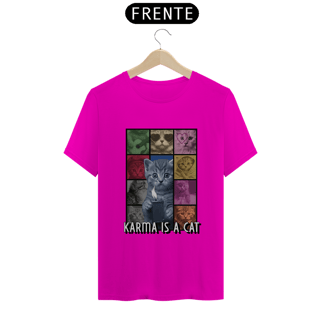 Nome do produto Camiseta Unissex - Karma Is A Cat 