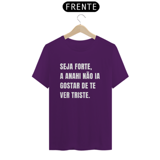 Nome do produto Camiseta Unissex - RBD Seja Forte pela Anahi 
