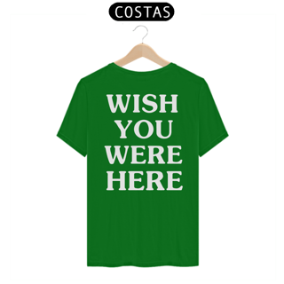 Nome do produto Camiseta Unissex - Travis Scott Wish You Were Here (estampa apenas nas costas)