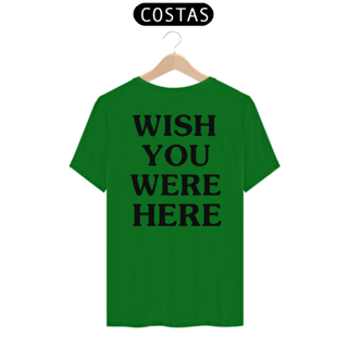 Nome do produto Camiseta Unissex - Travis Scott Wish You Were Here (estampa apenas nas costas)