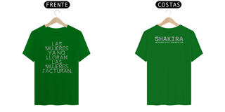 Nome do produto CAMISETA SHAKIRA LAS MUJERES YA NO LLORAN WORLD TOUR 
