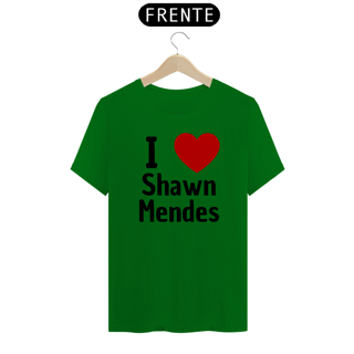 Nome do produto CAMISETA I LOVE SHAWN MENDES 