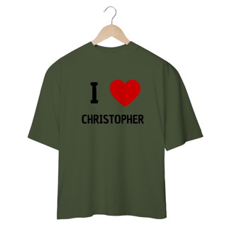 Nome do produto Camiseta Oversized - RBD I Love Christopher
