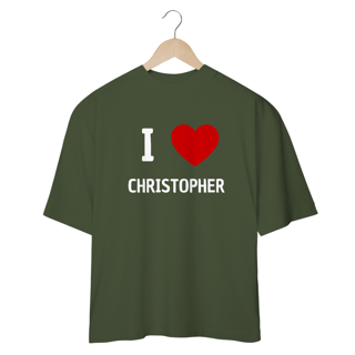 Nome do produto Camiseta Oversized - RBD I Love Christopher
