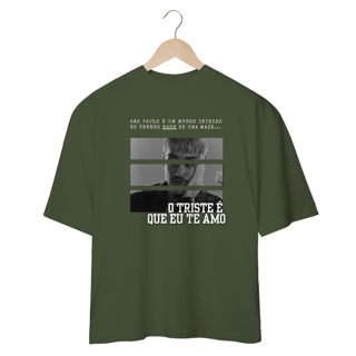 Nome do produto CAMISETA OVERSIZED JÃO O TRISTE É QUE 