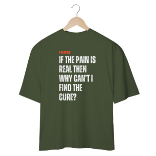 Nome do produto CAMISETA OVERSIZED JÃO FRASE PARANOID