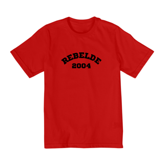 Nome do produto Camiseta Infantil - Rebelde 2004 ®