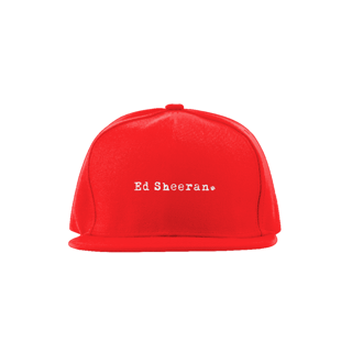 Nome do produto Boné Aba Reta - Ed Sheeran