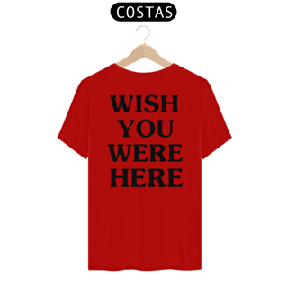 Nome do produto Camiseta Unissex - Travis Scott Wish You Were Here (estampa apenas nas costas)